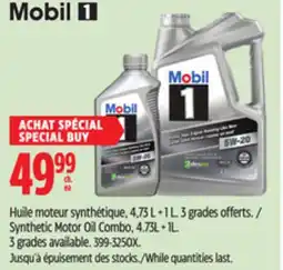 Canadian Tire Synthetic Motor Oil Combo offer