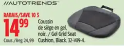 Canadian Tire Autotrends Gel Grid Seat Cushion, Black offer