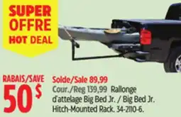 Canadian Tire Erickson Big Bed Jr. Hitch-Mounted Rack offer