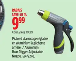 Canadian Tire yardworks Aluminum Rear-Trigger Adjustable Nozzle offer