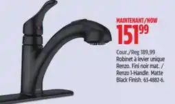 Canadian Tire Moen Renzo 1-Handle offer