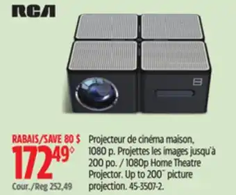 Canadian Tire RCA 1080p Home Theatre Projector offer