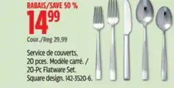 Canadian Tire 20-Pc Flatware Set offer