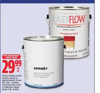Canadian Tire EasyFlow Latex Interior Paint, Primer or Ceiling Paint offer