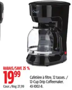 Canadian Tire Master-Chef 12-Cup Drip Coffeemaker offer