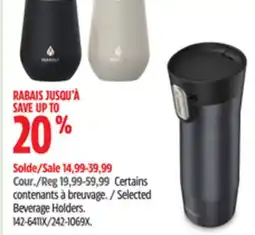 Canadian Tire Selected Beverage Holders offer