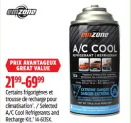 Canadian Tire Emzone A/C Cool Refrigerants and Recharge Kit.† offer