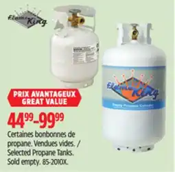 Canadian Tire Selected Propane Tanks offer