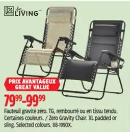 Canadian Tire Zero Gravity Chair offer