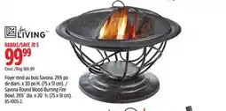 Canadian Tire LIVING Savona Round Wood-Burning Fire Bowl offer