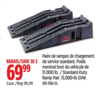 Canadian Tire Motomaster Standard-Duty Ramp Pair offer