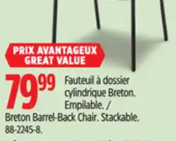 Canadian Tire Breton Barrel-Back Chair offer