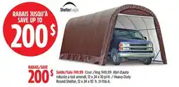 Canadian Tire Shelterlogic Heavy-Duty Round Shelter offer