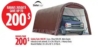 Canadian Tire Shelterlogic Heavy-Duty Round Shelter offer