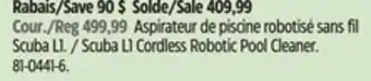 Canadian Tire Aiper Scuba L1 Cordless Robotic Pool Cleaner offer