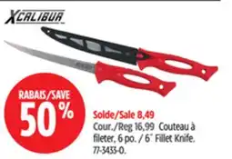 Canadian Tire Xcalibur 6˝ Fillet Knife offer