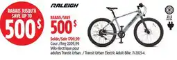 Canadian Tire Raleigh Transit Urban Electric Adult Bike offer
