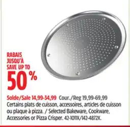 Canadian Tire Anchor Hocking Selected Bakeware, Cookware, Accessories or Pizza Crisper offer
