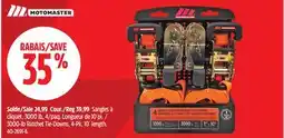 Canadian Tire MOTOMASTER 3000-lb Ratchet Tie-Downs offer