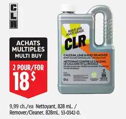 Canadian Tire CLR Cleaner offer