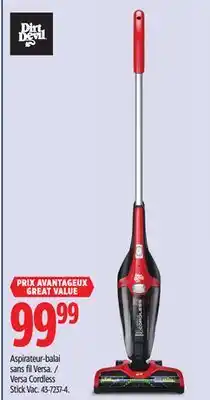 Canadian Tire Dirt Devil Versa Cordless Stick Vac offer