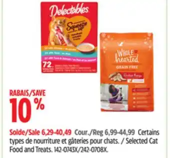 Canadian Tire Hartz Selected Cat Food and Treats offer