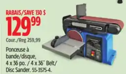 Canadian Tire Mastercraft 4 x 36˝ Belt/ Disc Sander offer