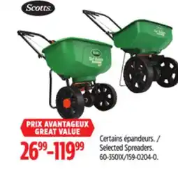 Canadian Tire Selected Spreaders offer