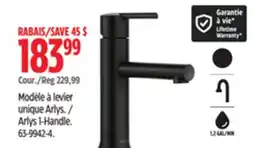 Canadian Tire Moen Arlys 1-Handle offer