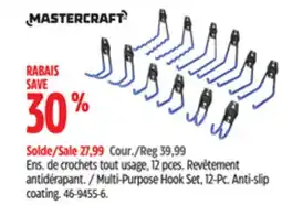 Canadian Tire Mastercraft Multi-Purpose Hook Set offer