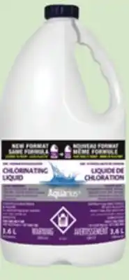 Canadian Tire Aquarius Liquid Pool Chlorine, 3.6L offer
