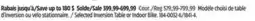 Canadian Tire teeter Selected Inversion Table or Indoor Bike offer
