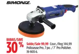 Canadian Tire 7˝ Pro Polisher offer