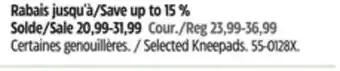 Canadian Tire Tommyco Selected Kneepads offer