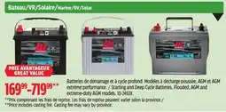 Canadian Tire Starting and Deep Cycle Batteries. Flooded, AGM and extreme-duty AGM models offer