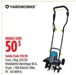 Canadian Tire 10A Electric Tiller offer