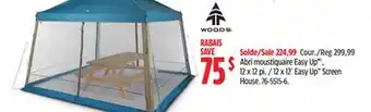 Canadian Tire Woods 12 x 12´ Easy Up Screen House offer