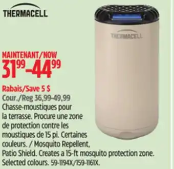 Canadian Tire Mosquito Repellent, Patio Shield offer