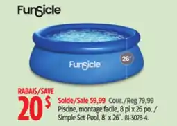 Canadian Tire Simple Set Pool offer