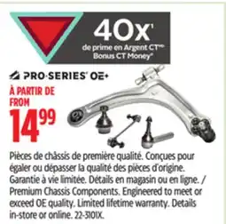 Canadian Tire Pro Series Premium Chassis Components offer