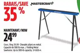 Canadian Tire Folding Metal Sawhorse offer