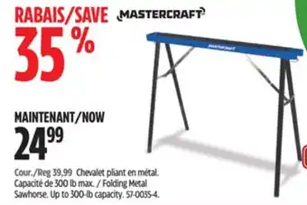 Canadian Tire Folding Metal Sawhorse offer