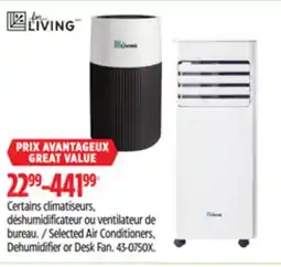 Canadian Tire LIVING Selected Air Conditioners, Dehumidifier or Desk Fan offer