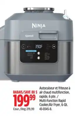 Canadian Tire Ninja Multi-Function Rapid Cooker/Air Fryer offer