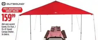 Canadian Tire 13 x 13´ Eaved Canopy Shelter offer