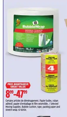 Canadian Tire Selected Moving Supplies offer