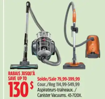 Canadian Tire Noma Canister Vacuums offer