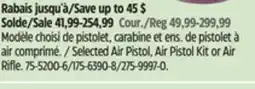 Canadian Tire Crosman Selected Air Pistol, Air Pistol Kit or Air Rifle offer