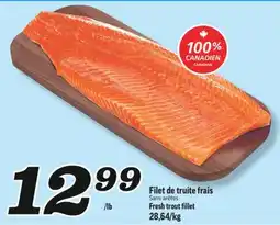 Marché Richelieu FILET DE TRUITE FRAIS | FRESH TROUT FILLET offer