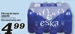 Marché Richelieu ESKA EAU DE SOURCE NATURELLE | ESKA NATURAL SPRING WATER offer